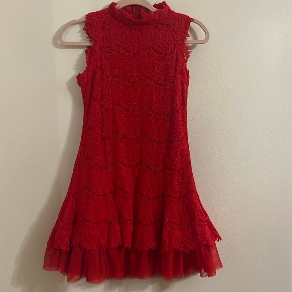 Red Lace Dress